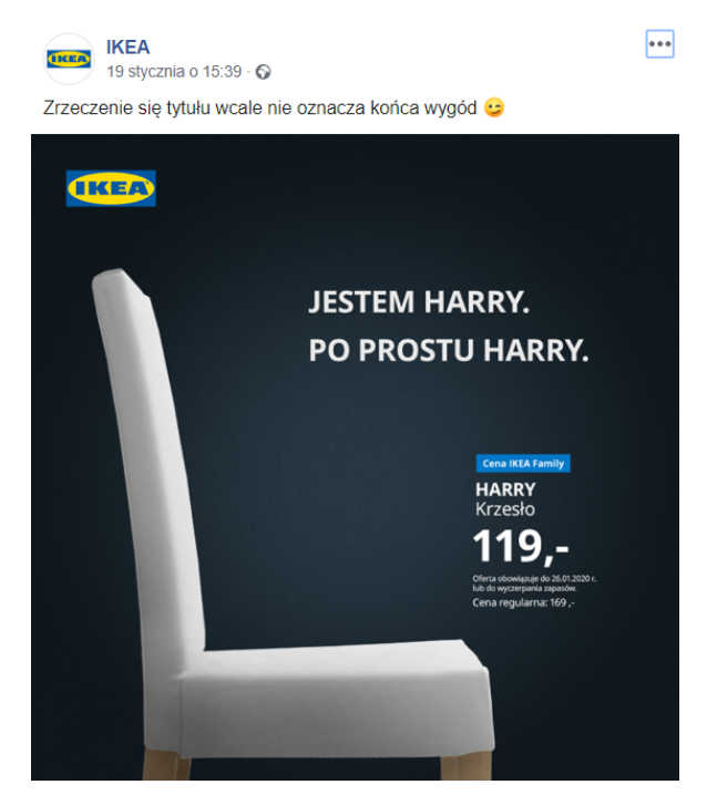 RTM Ikea Harry - przykład